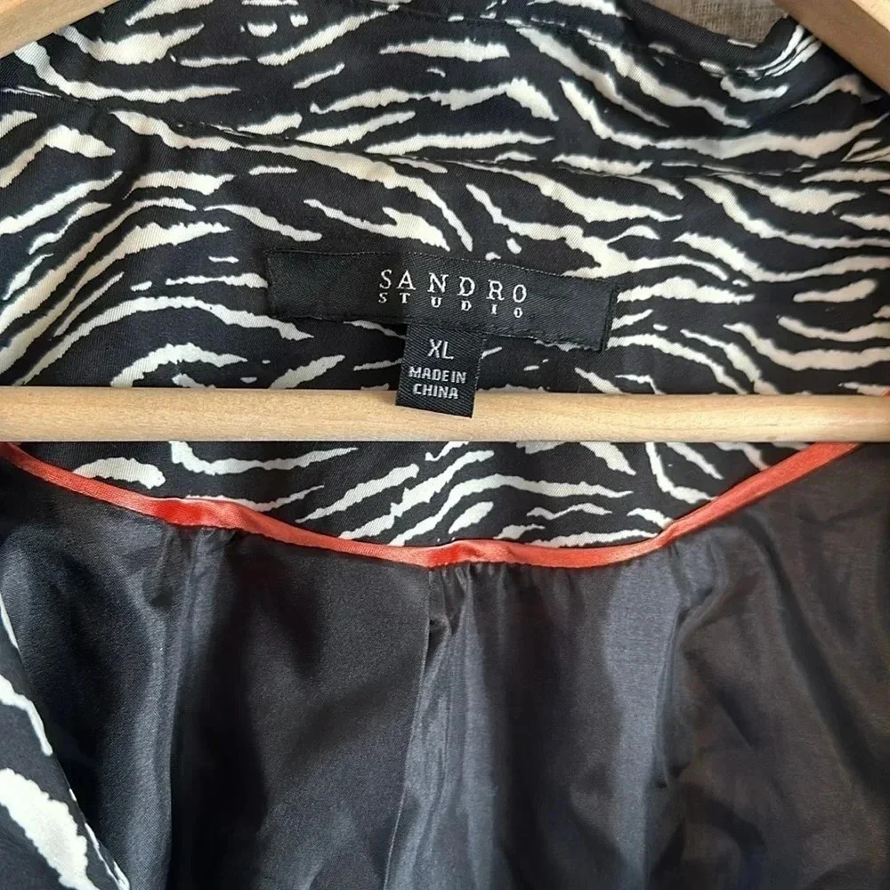 Sandro Studio Zebra print jacket - Picture 3 of 8